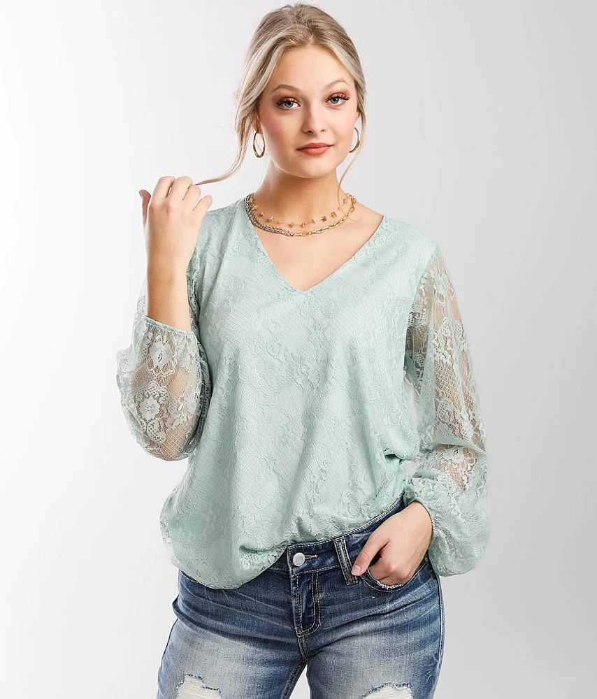 Floral Lace Top