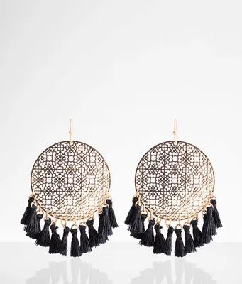 boutique by BKE Filigree Tassel Earring
