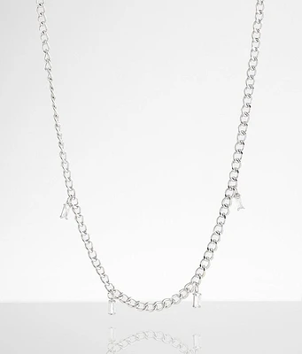 BKE Rhinestone Charm Necklace