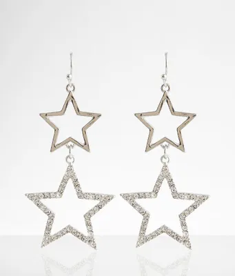 boutique by BKE Glitz Star Drop Earring