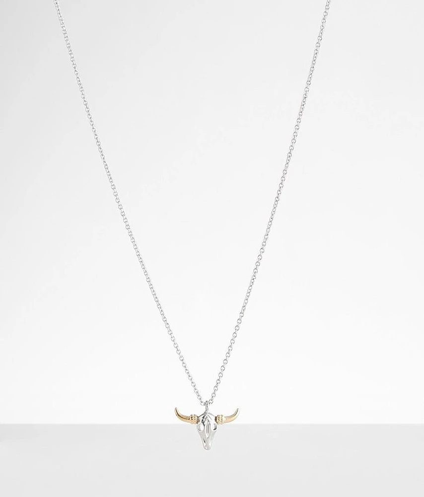 Steer Head Necklace
