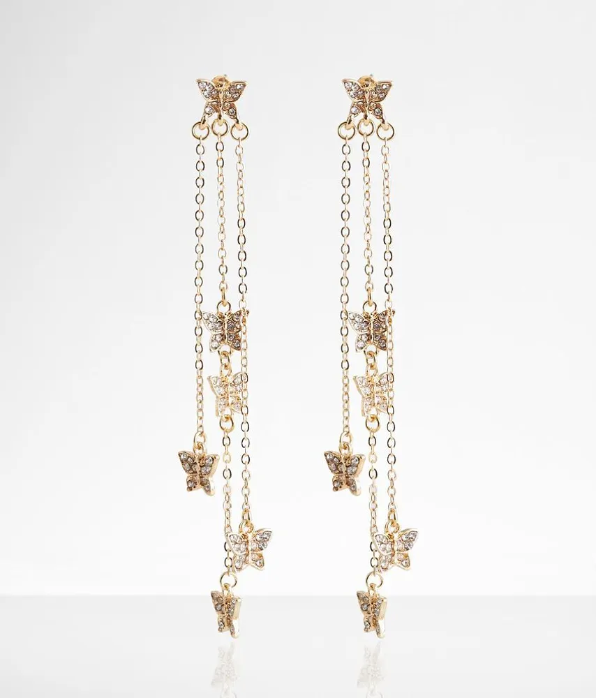 Butterfly Fringe Earring