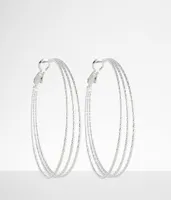 boutique by BKE Layered Hoop Earring