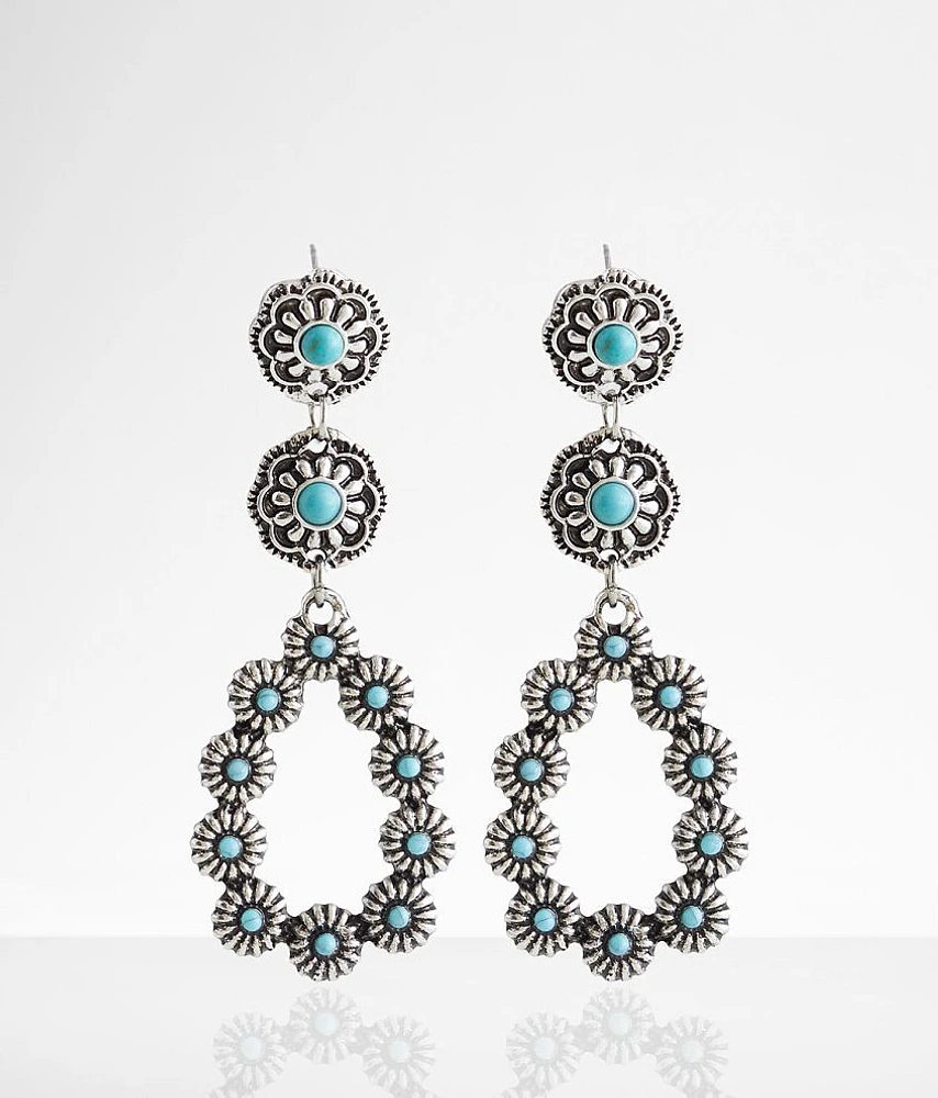 Western Turquoise Earring