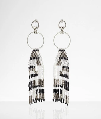 boutique by BKE Seed Bead Fringe Earring