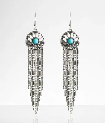 BKE Western Fringe Drop Earring