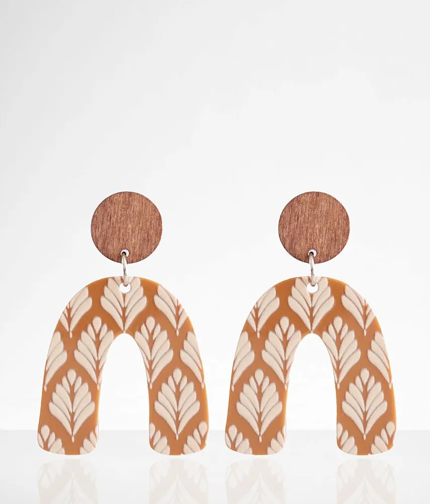 boutique by BKE Resin Arch Earring