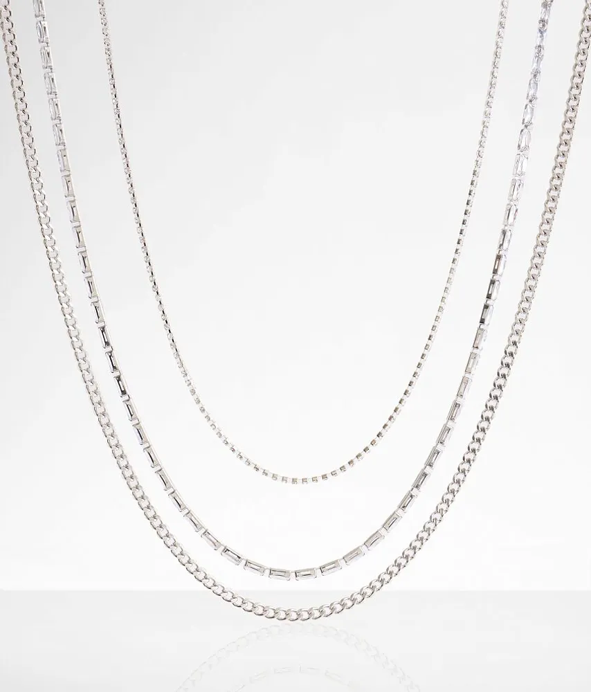 boutique by BKE 3 Pack Glitz Necklace Set