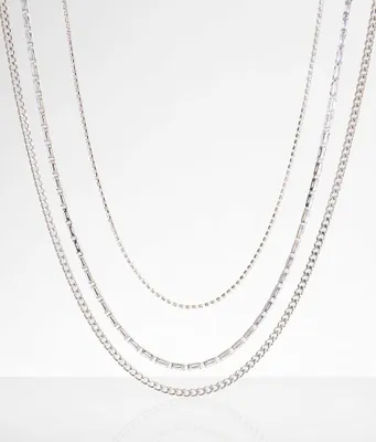boutique by BKE 3 Pack Glitz Necklace Set