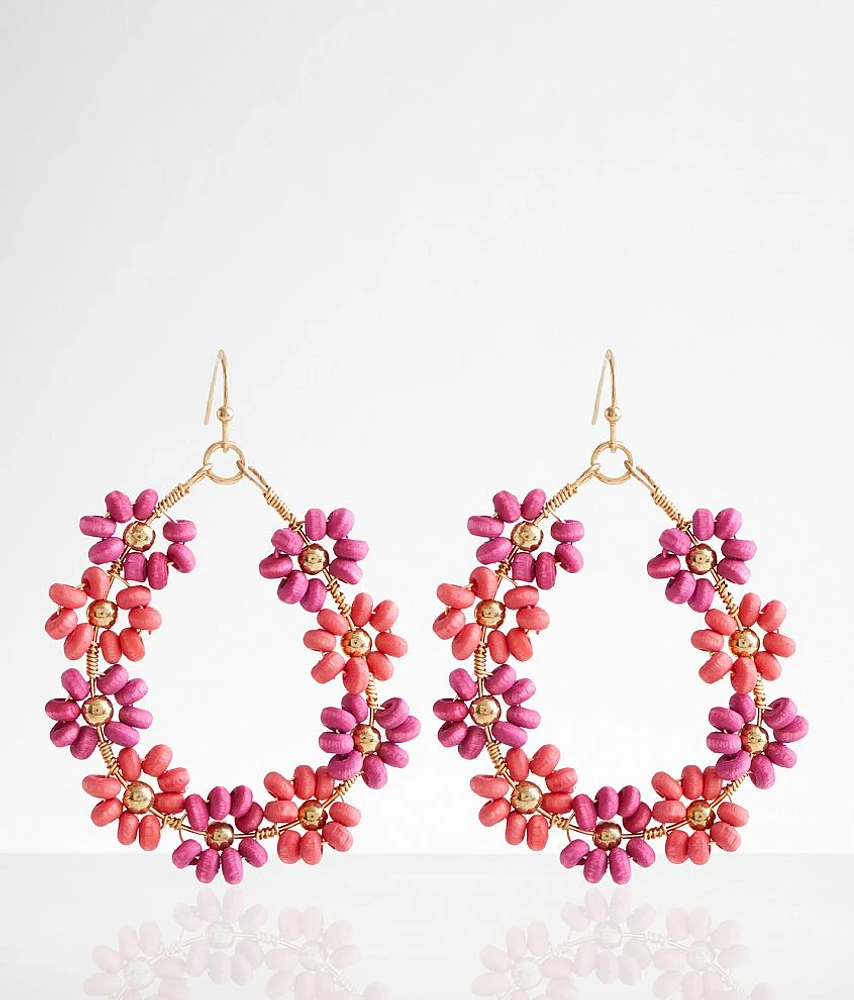 boutique by BKE Flower Bead Earring