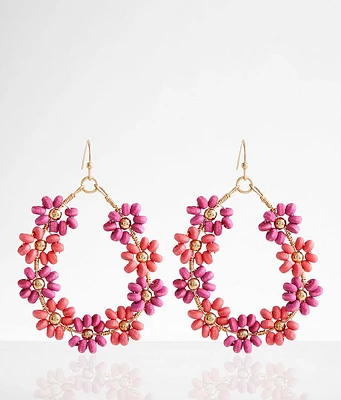 boutique by BKE Flower Bead Earring