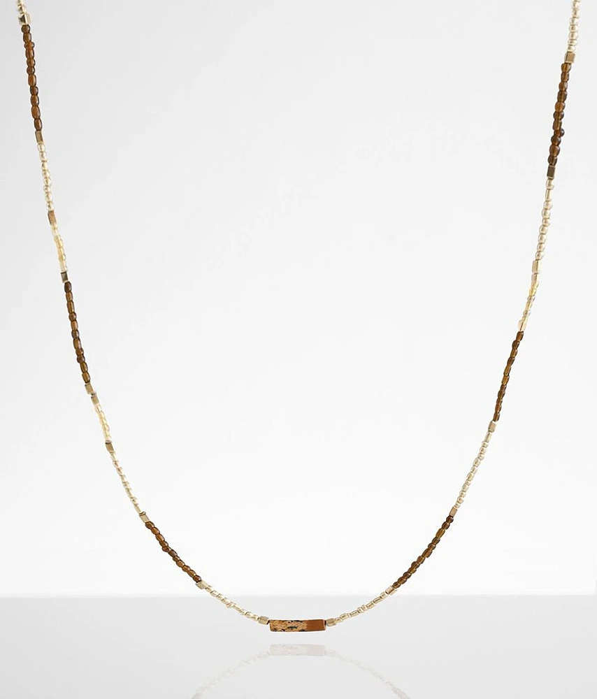boutique by BKE Wood Bead Necklace