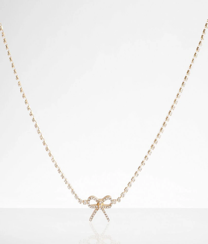 Glitz Bow Necklace