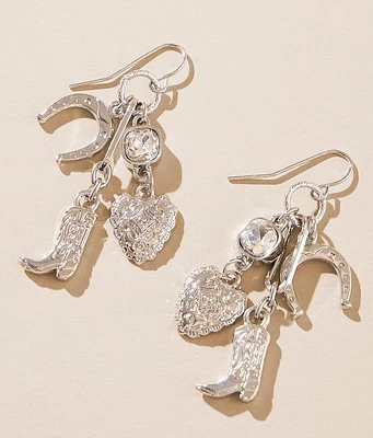 Sterling & Stitch Western Charm Earring