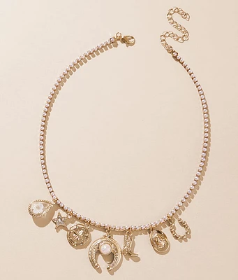 Sterling & Stitch Glitz Western Charm Necklace