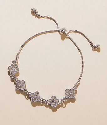 BKE Clover Slider Bracelet