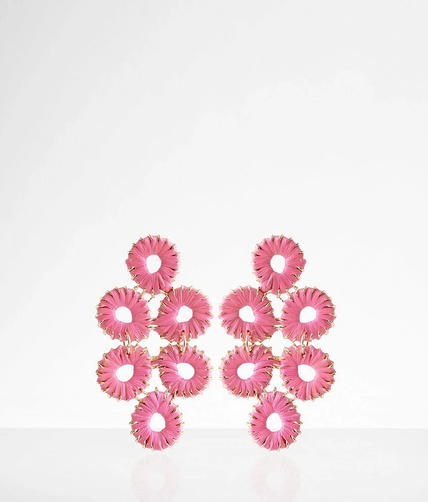Rafia Statement Earring