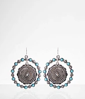 boutique by BKE Western Turquoise Drop Earring