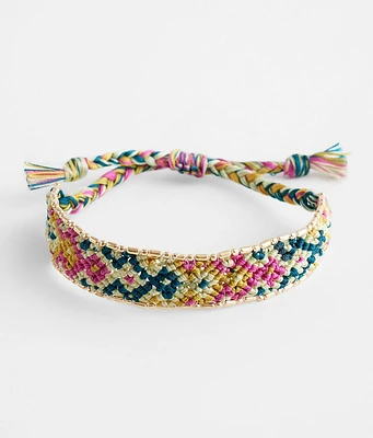 BKE Braided Slider Bracelet