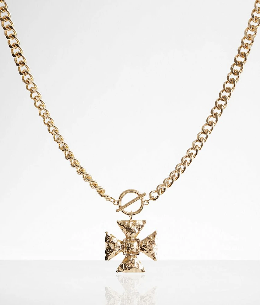 boutique by BKE Chunky Cross Necklace