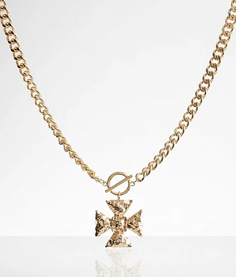 boutique by BKE Chunky Cross Necklace