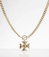 boutique by BKE Chunky Cross Necklace
