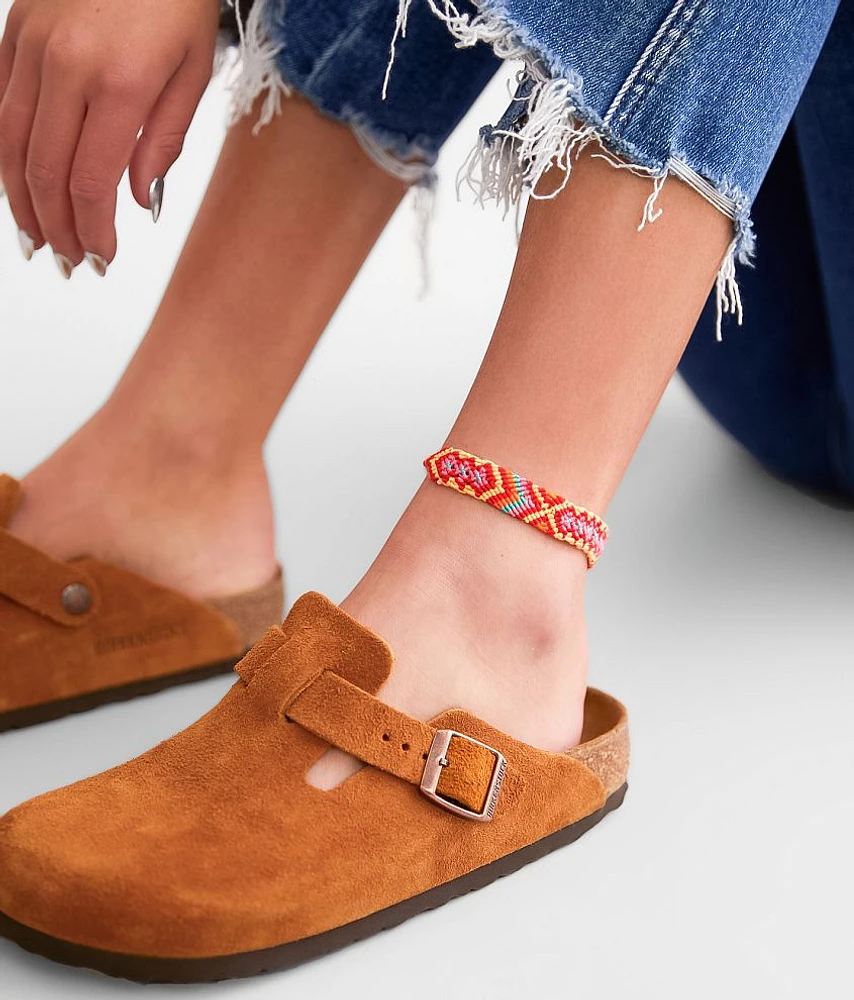 Chevron Braided Ankle Bracelet