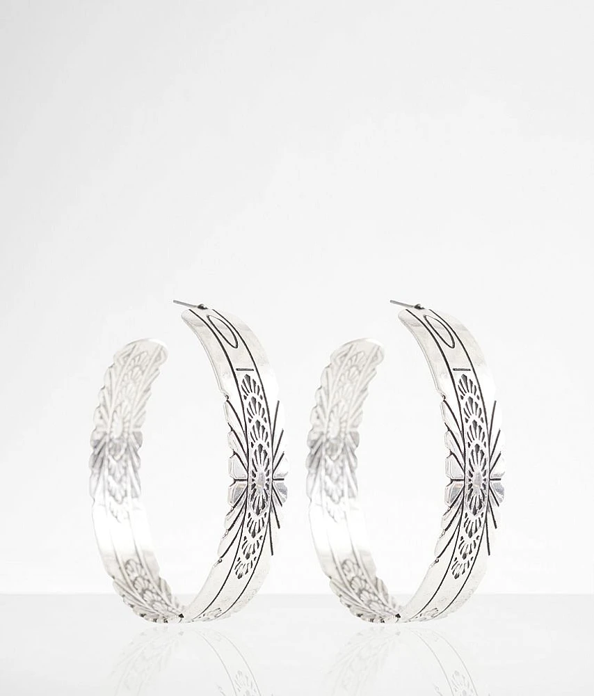 Western Hoop Earring