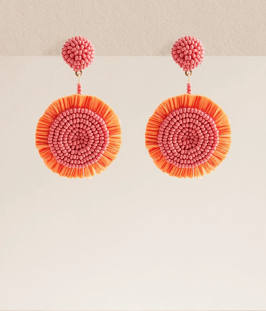 boutique by BKE Raffia Earring