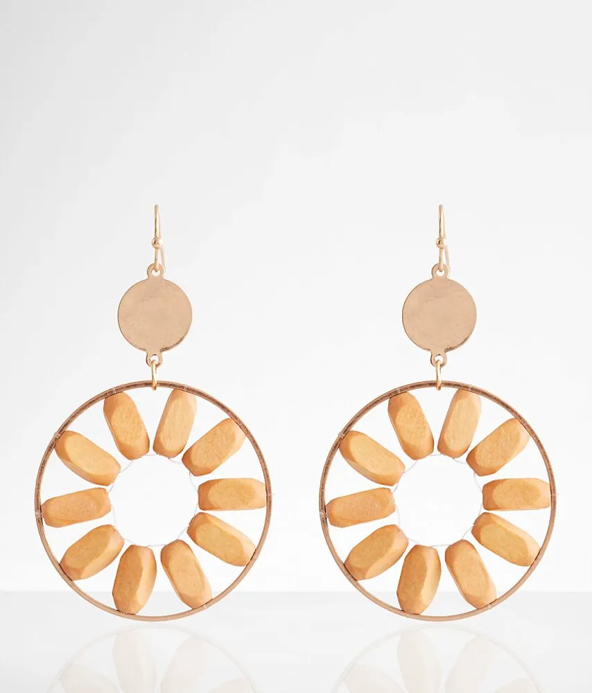 boutique by BKE Wood Bead Earring