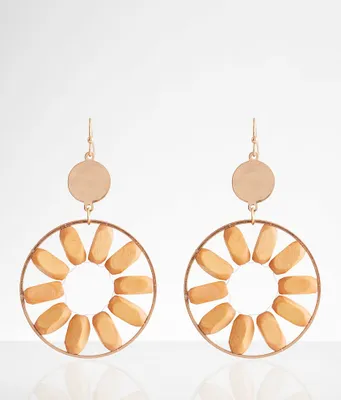boutique by BKE Wood Bead Earring