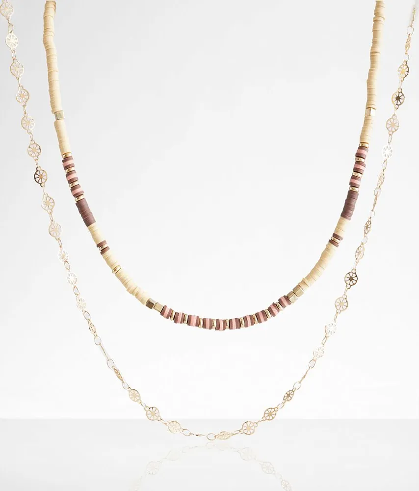 boutique by BKE 2 Pack Assorted Necklace Set