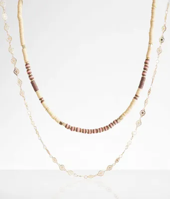 boutique by BKE 2 Pack Assorted Necklace Set