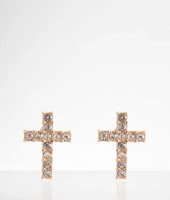 boutique by BKE Dainty Cross Earring