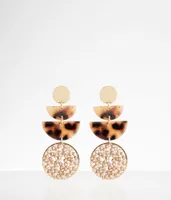 boutique by BKE Resin Tiered Earring