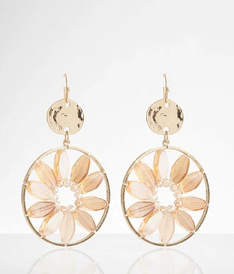 boutique by BKE Floral Bead Earring