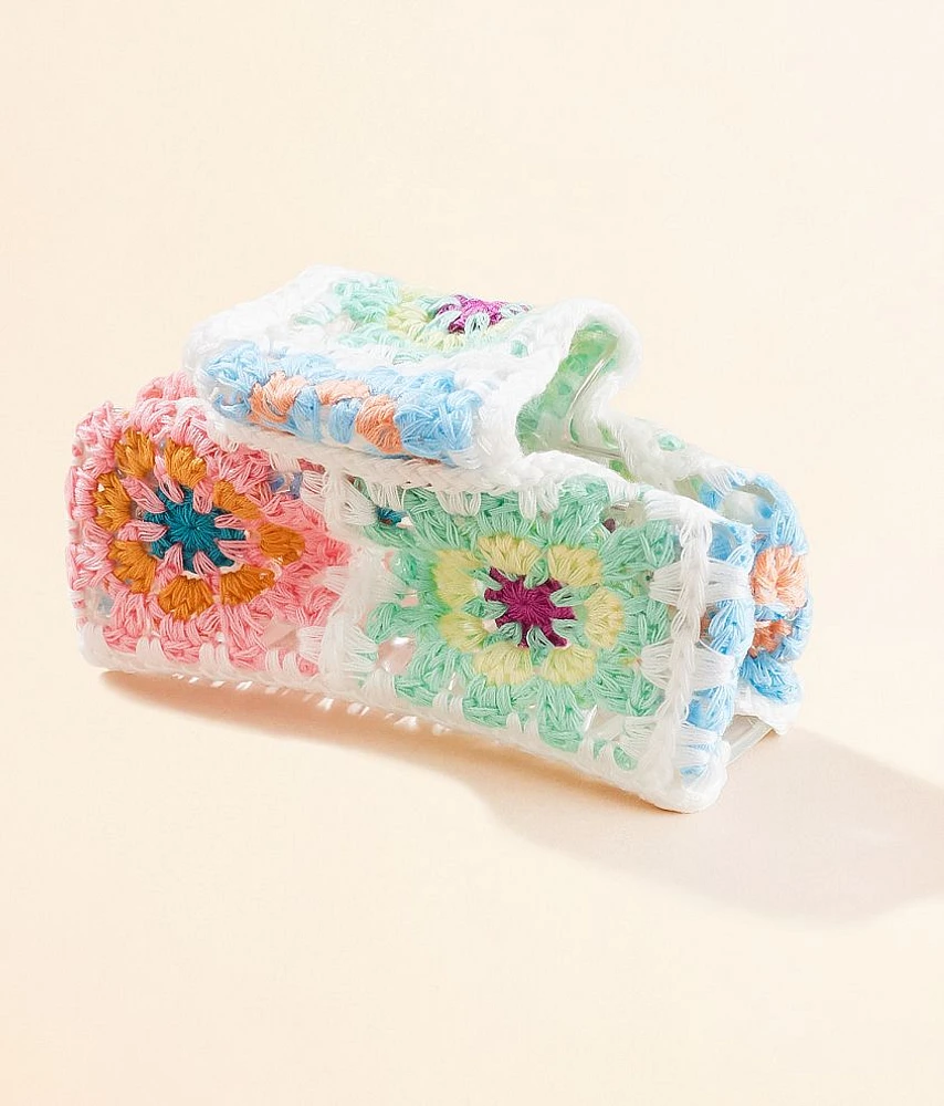 Crochet Hair Claw Clip