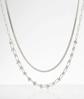 boutique by BKE 2 Pack Chain Necklace Set