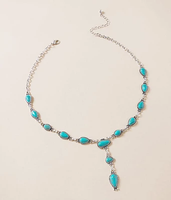 Sterling & Stitch Western Turquoise Necklace