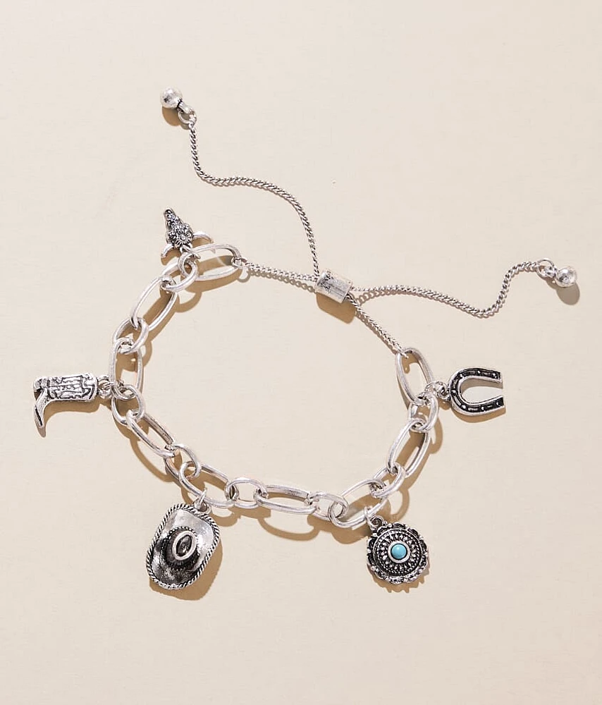 Sterling & Stitch Western Charm Bracelet