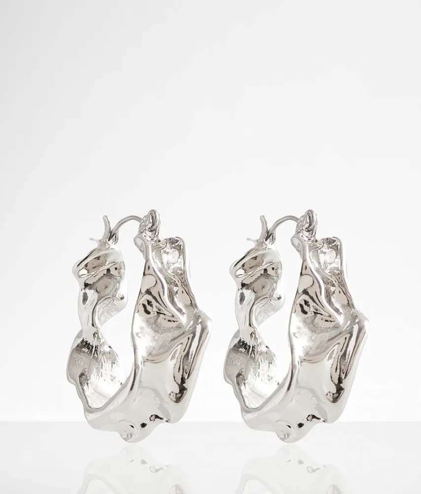 boutique by BKE Warped Hoop Earring