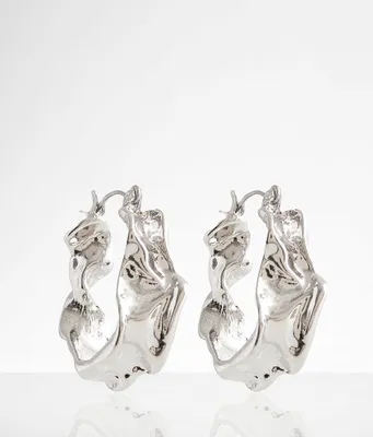 boutique by BKE Warped Hoop Earring