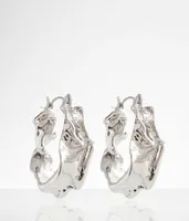 boutique by BKE Warped Hoop Earring
