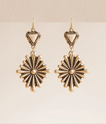 Sterling & Stitch Western Drop Earring