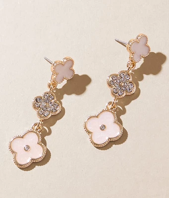 boutique by BKE Triple Clover Earring