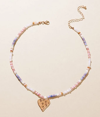 boutique by BKE Heart Charm Necklace