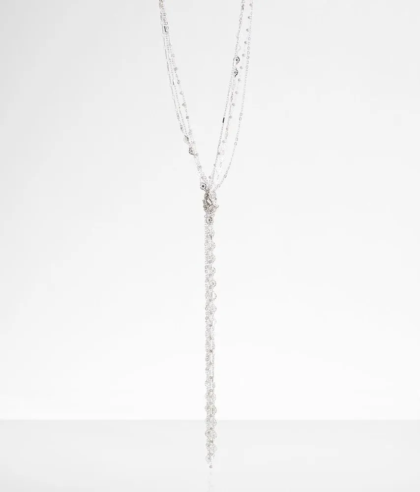 Knotted Fringe Necklace