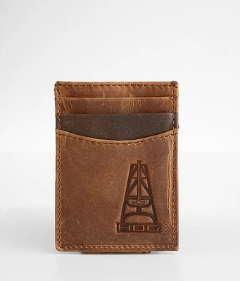 Hooey Leather Money Clip Wallet