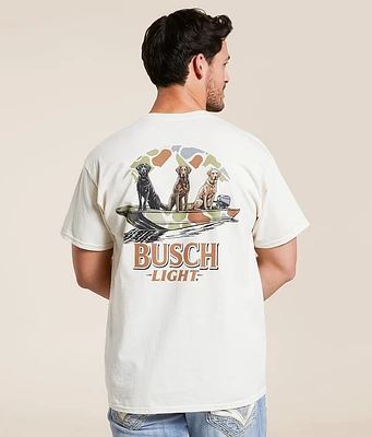 JEDCo Busch Light Boat Dogs T-Shirt