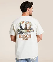 JEDCo Busch Light Boat Dogs T-Shirt